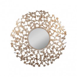 Wall mirror Golden frame shaped like keys, MR-1138-A