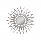 Wall mirrors with geometric design MR-1168-A - silver