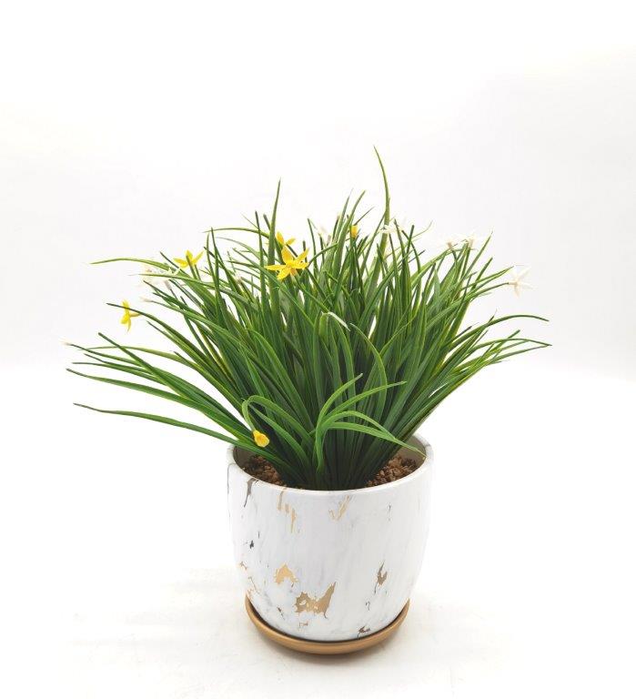 Decorative artificial plant vase TRD-115