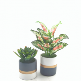 Artificial Plant Vases 2 Pieces TRD-119 (A-B)