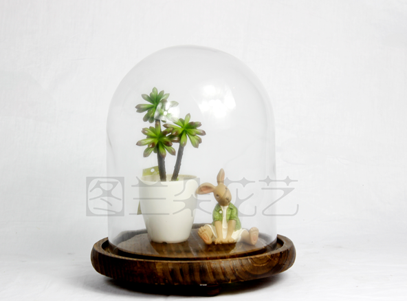 Glass tree vase TRD-S012