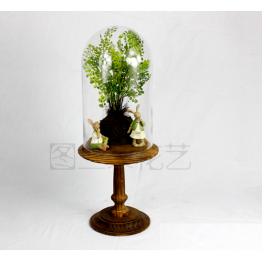 A artificial trees with a glass cover TRD-S013