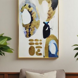 Beige abstract painting SJ-130020-D
