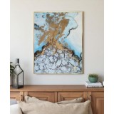Blue abstract painting SJ-130031-C
