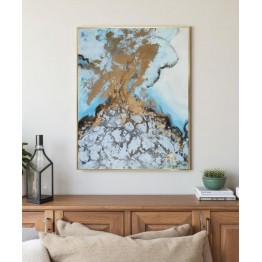 Blue abstract painting SJ-130031-C