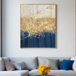 Modern Painting SJ-130045-C- blue and gold