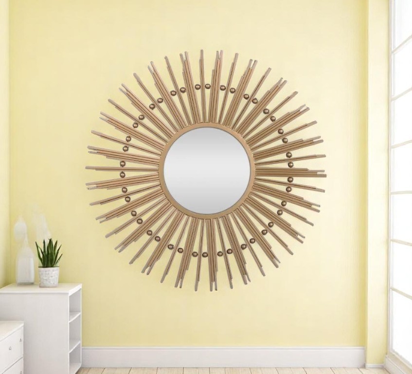 Wall Mirror MR-1165-C - gold