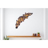 Leaf-shaped wall lamp MGW-9666-6B
