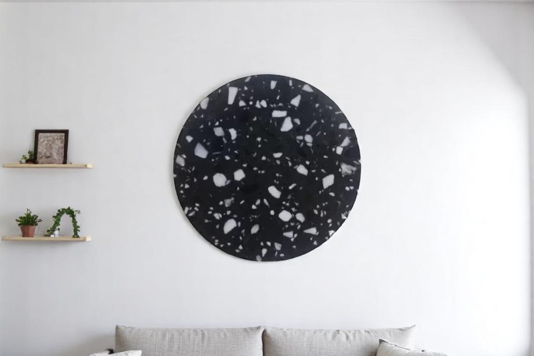 Circular wall lampshade - Black MGW-8033-1S