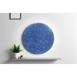 Rounded wall lampshade - Blue MGW-8033-1S