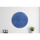 Rounded wall lampshade - Blue MGW-8033-1S