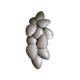 Modern wall lampshade - grey MGW-9679-4