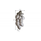 Modern wall lampshade - grey MGW-9679-4