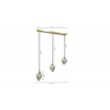 Modern Chandelier, 3 lights, MGC-8287-3A