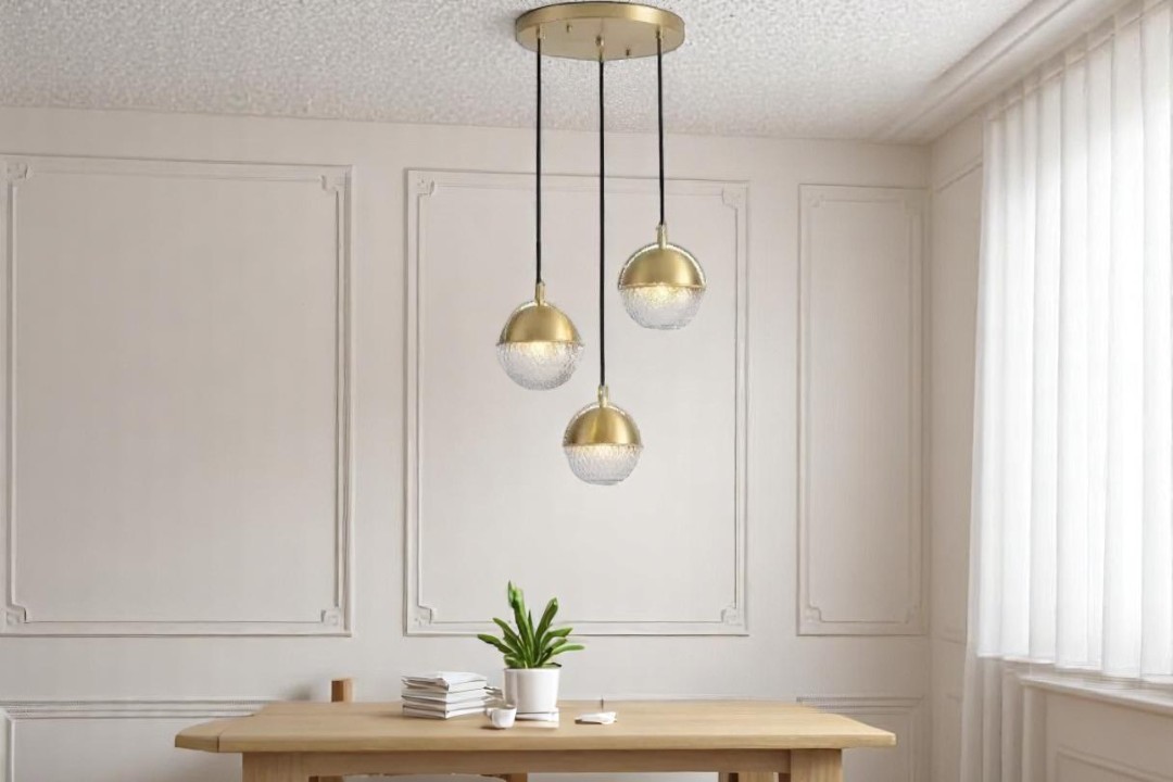 Modern Ceiling Chandelier, 3 lights - MGC-8291-3B