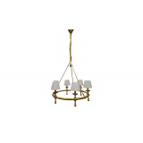 Ceiling chandelier , MGC-2252-6 - Gold & White