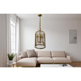 Ceiling chandelier Birdcage shape, MGC-17025-3
