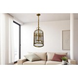 Ceiling chandelier Birdcage shape, MGC-17025-3