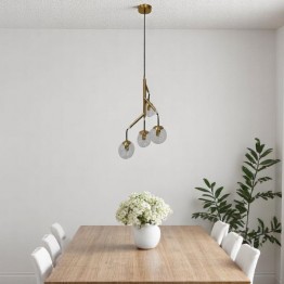 Ceiling Chandelier , 4 lights, MGC-7504-4 - gold