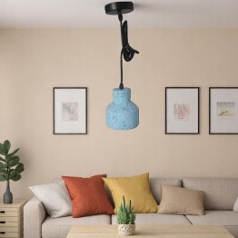 Small ceiling chandelier, MGC-8033-1S (Blue)