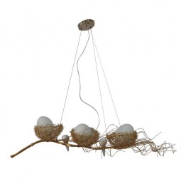 Ceiling chandelier bird's nest shape, MGC-9672-3A