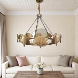 Bedroom chandelier MGC-17046-10A, Gold