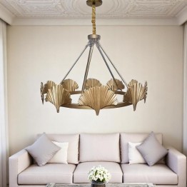 Bedroom chandelier MGC-17046-10A, Gold