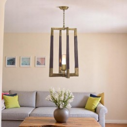 Modern Chandelier MGC-13643-1, black & gold
