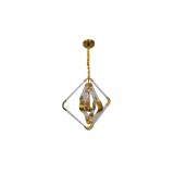 Modern ceiling chandelier - silver and gold color MGC-18042-3 