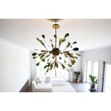 modern chandelier golden  and green color, MGC-9668-20B