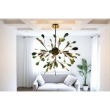 modern chandelier golden  and green color, MGC-9668-20B