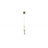 Semi-circle pendant ceiling lamp in golden color MGC-9669-1A
