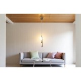 Semi-circle pendant ceiling lamp in golden color MGC-9669-1A