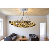 Bird's nest pendant ceiling lamp, gold color MGC-8311-8