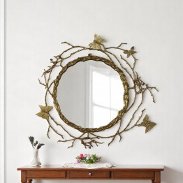 Wall mirror fram shaped like tree branches, MR-1161