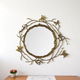 Wall mirror fram shaped like tree branches, MR-1161
