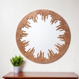wall mirror MR-1164 (501), rose gold frame