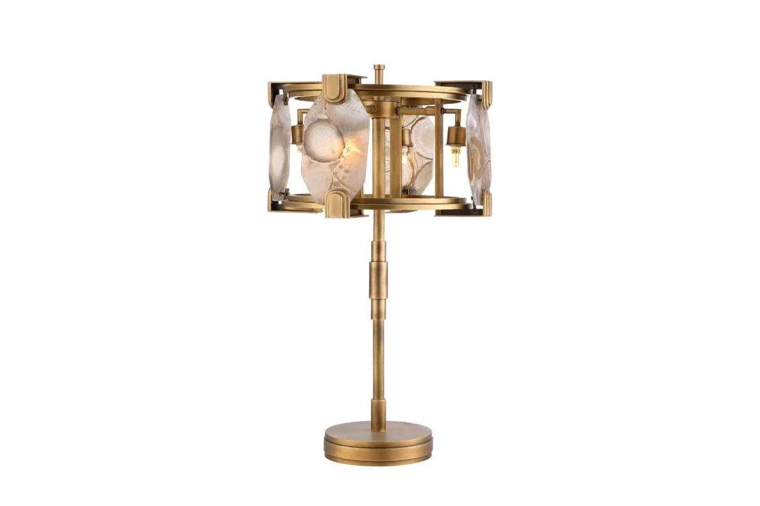 Metal table lamp in copper color MGT-15703-4M