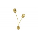 Golden wall lamp in the shape of a rose MGW-17118-2