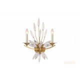 Wall lamp, golden color, 2 lamps, MGW-17051-2B