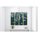 A wall painting divided into four parts SJ-130059-B