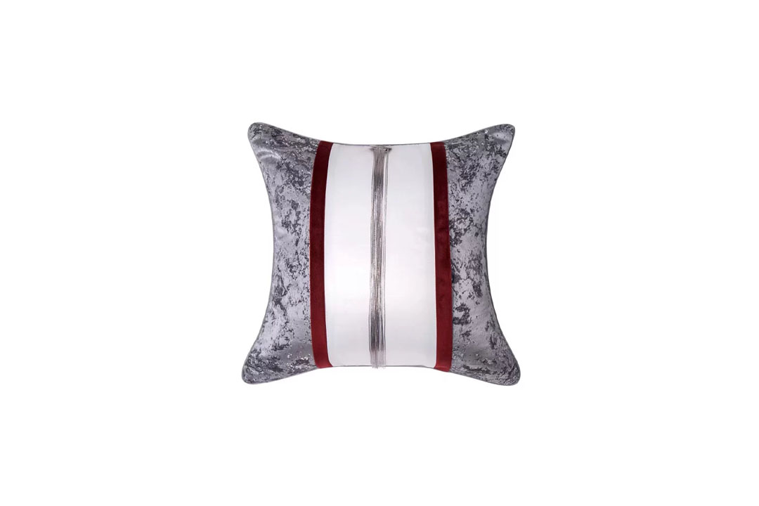 Pillow cover without filling, WL-2135-2-GY - GRAY