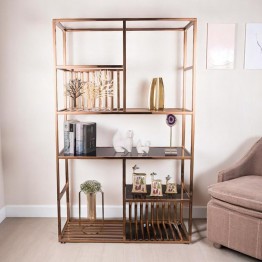 Golden color display racks BS-106