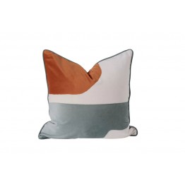 غطاء وسادة مخمل مع حشو WL-2096-2B-W