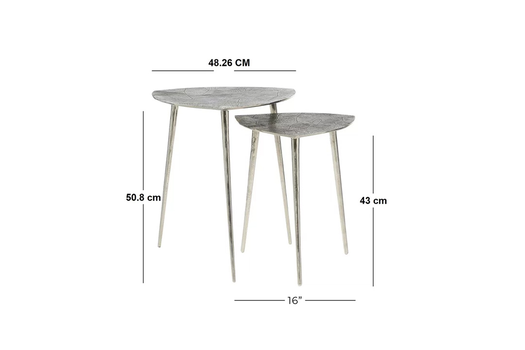 Modern side table (two pieces)