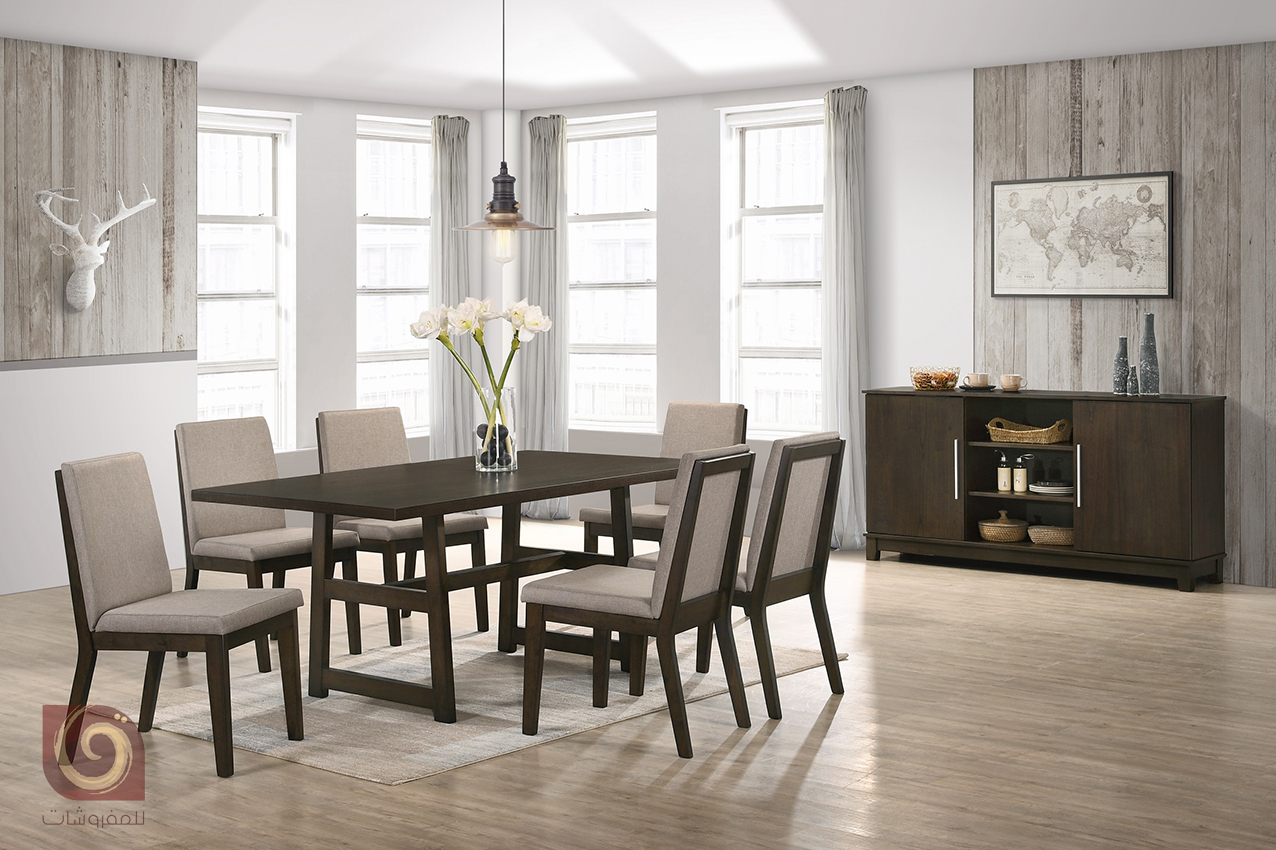 Modern (1 + 6) dining table