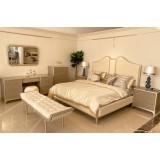 غرفة نوم نيوكلاسيك - بيج و ذهبي و شمبانيا  XG-9096-A