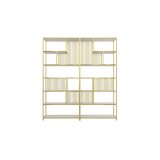 رفوف عرض 2 قطعة - استانلس ستيل ذهبى SJ-120250 (2PCS)