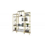  رفوف عرض 3 قطع - لون ذهبى  SJ-120254 (3PCS)