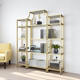 display racks, 3 pieces - golden color SJ-120254